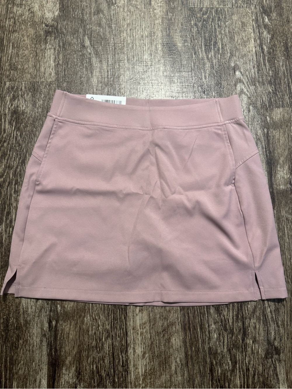 Women’s Dusty Pink Active Skort with Built-In Shorts